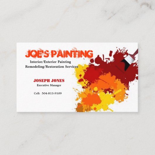 絵画ビジネスカードサンプルII 名刺 (正面)