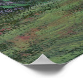 絵画ファンタジーの素朴コテージ ポスター (角)