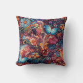 絵画ファンタジー花表現自然 クッション (正面)