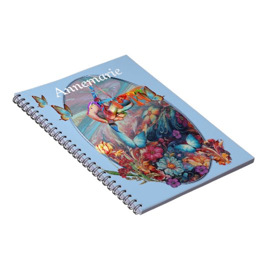 絵画ファンタジー花表現自然 ノートブック (右側)