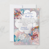 絵画ファンタジー花表現自然 出欠カード (正面)