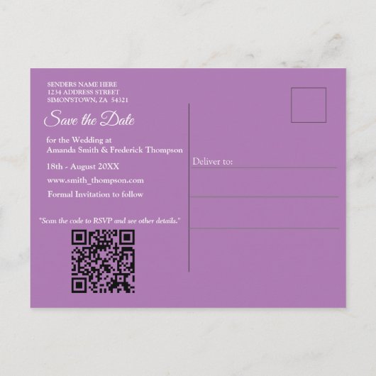 絵画ファンタジー花表現自然 案内ポストカード (裏面)