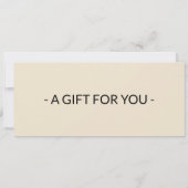 絵画レッスン ギフト券 テンプレートを編集 招待状 (裏面)