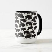 絵画図表-バッファロー マグカップ (正面右)