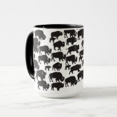 絵画図表-バッファロー マグカップ (正面左)