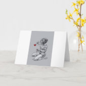 絵画愛 カード (黄色い花)