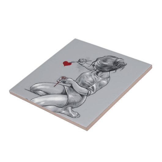 絵画愛 タイル (側面)