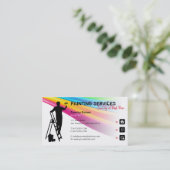 絵画業務 |画家 名刺 (スタンド正面)