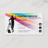 絵画業務 |画家 名刺 (正面)