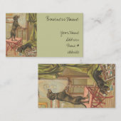 絵画犬 名刺 (正面/裏面)