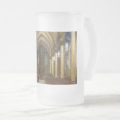 絵画的なセントピーターのカトリック教会 フロストグラスビールジョッキ (正面右)