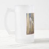 絵画的なセントピーターのカトリック教会 フロストグラスビールジョッキ (左)