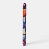 絵画的なハートバースト iPhone 16ケース (右側面)