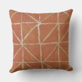 絵画的なパターン錆 クッション (裏面)