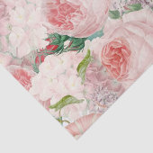 絵画的なレトロのバラのライラックの花の春パターン 薄葉紙 (詳細)