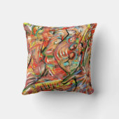 絵画的な枕 クッション (裏面)