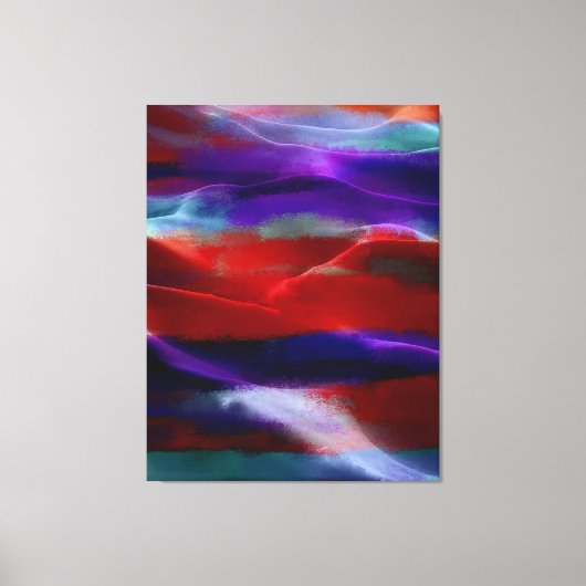 絵画砂丘アクリル#6 キャンバスプリント (正面)