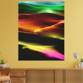 絵画砂丘アクリル#9 キャンバスプリント (インサイチュ (リビング))