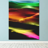 絵画砂丘アクリル#9 キャンバスプリント (インサイチュ (ウッドフロア))