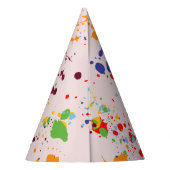 絵画第8回バースデーカラフルタ パーティーハット (裏面)