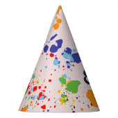 絵画第8回バースデーカラフルタ パーティーハット (左)