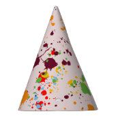 絵画第8回バースデーカラフルタ パーティーハット (右)