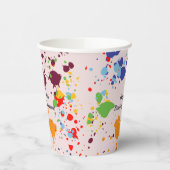 絵画第8回バースデーカラフルタ 紙コップ (左)