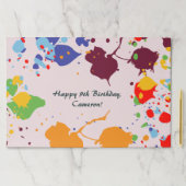 絵画第9カラフル誕生日アートパーティー ペーパーパッド (インサイチュ)