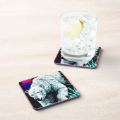 絵画素晴らしは極心熊。買今 コースター (右側)