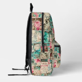 絵画素朴のアートスクウェア プリントバックパック (左)