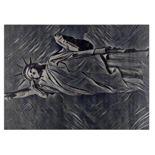 絵画自由の女神 カッティングボード (正面)