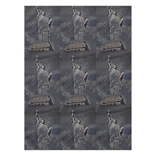 絵画自由の女神 テーブルクロス (正面)