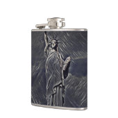 絵画自由の女神 フラスク (左)