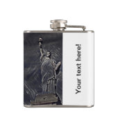 絵画自由の女神 フラスク (裏面)