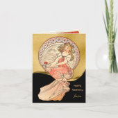 絵画誕生日 カード (正面)