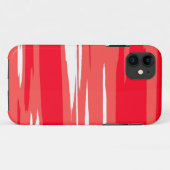 絵画赤と白グラフィック Case-Mate iPhoneケース (裏面(横))