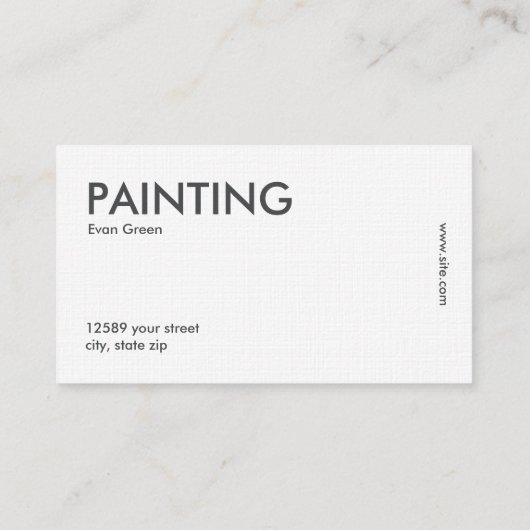 絵画黒 名刺 (裏面)