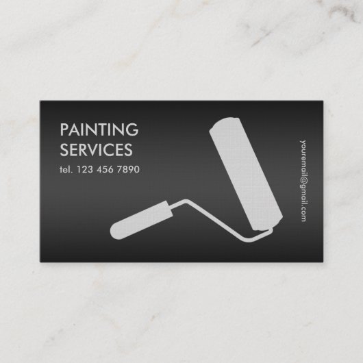 絵画黒 名刺 (正面)