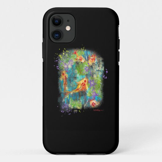 絵画│コイ魚絵画禅日本の Case-Mate iPhoneケース (裏面)