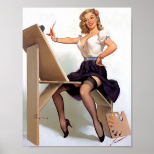 絵画Pin ポスター