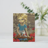 「絵画sバラレッド」はがき ポストカード (スタンド正面)