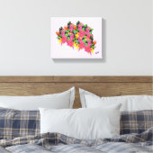 絵画s ：ワイルドフラワー キャンバスプリント (インサイチュ (寝室))