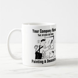 &絵画's Services Cartoon Mug コーヒーマグカップ