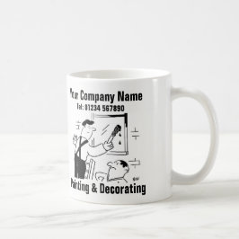 &絵画's Services Cartoon Mug コーヒーマグカップ