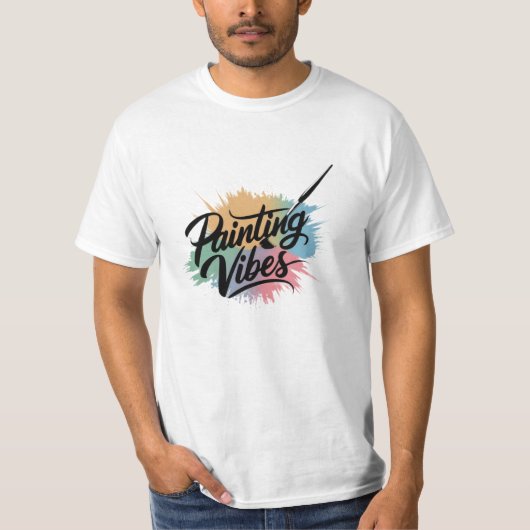 絵祝師のデザインとユニークの芸術 Tシャツ (正面)