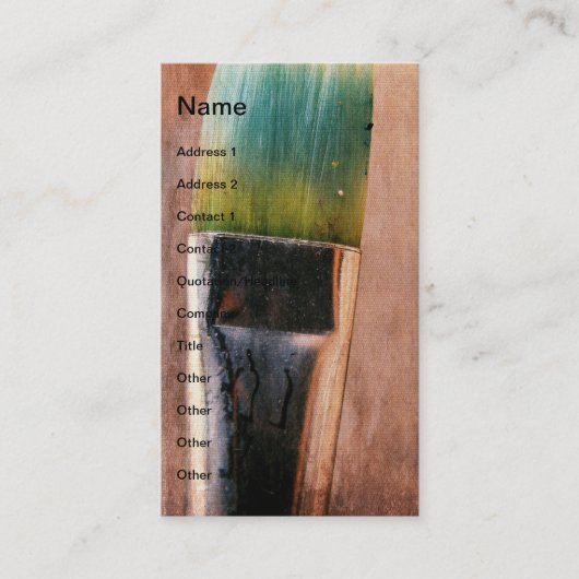 絵筆デジタルアート 名刺 (正面)