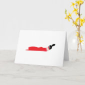 絵筆 カード (黄色い花)