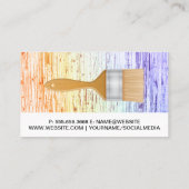 絵筆 |テクスカラフルチャ 名刺 (裏面)