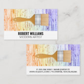 絵筆 |テクスカラフルチャ 名刺 (正面/裏面)