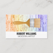 絵筆 |テクスカラフルチャ 名刺 (正面)